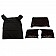 Rugged Ridge Soft Top - Black Fastback Top Vinyl - 1376035