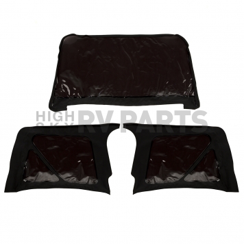 Rugged Ridge Soft Top - Black Fastback Top Vinyl - 1376035-1