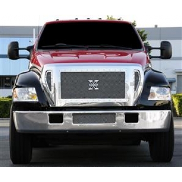 T-Rex Truck Products Grille Insert - Mesh Rectangular Polished Stainless Steel - 6715410