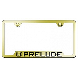Automotive Gold License Plate Frame - Gold Stainless Steel - GFPREEG
