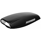 Harwood Fiberglass Hood Scoop - Pro Street Gelcoat Black - 4163