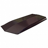 Goodmark Industries Hood Scoop - Cowl Induction Natural Steel Black - GMKSCOOP03