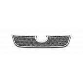 T-Rex Truck Products Grille Insert - Mesh Trapezoid Chrome Plated Stainless Steel - 56909