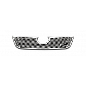 T-Rex Truck Products Grille Insert - Mesh Trapezoid Chrome Plated Stainless Steel - 56909