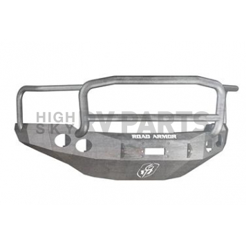 Road Armor Bumper Stealth Lonestar 1-Piece Design Steel Natural - 38205Z