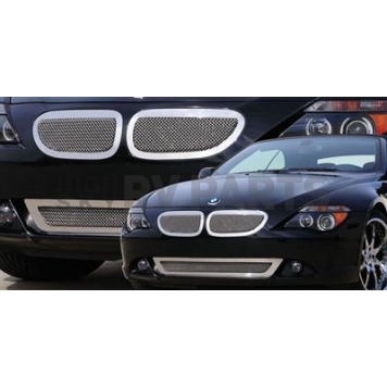 T-Rex Truck Products Grille Insert - Mesh Oval Polished Stainless Steel - 54997