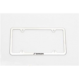Dinan Performance License Plate Frame - Slimline Stainless Steel - D0100017