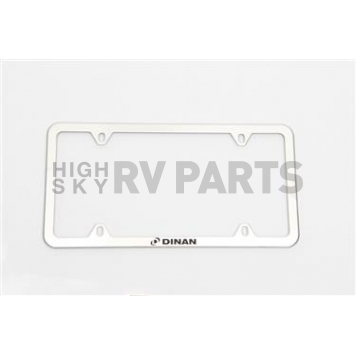Dinan Performance License Plate Frame - Slimline Stainless Steel - D0100017