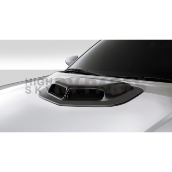 Extreme Dimensions Hood Scoop - Double Vented  Fiberglass Reinforced Plastic Black - 112542