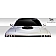 Extreme Dimensions Hood Scoop - Double Vented  Fiberglass Reinforced Plastic Black - 112542
