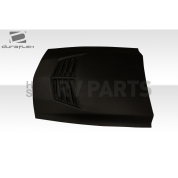 Extreme Dimensions Hood Scoop - Double Vented  Fiberglass Reinforced Plastic Black - 112447-3