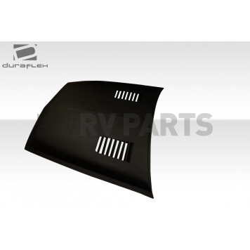 Extreme Dimensions Hood Scoop - Double Vented  Fiberglass Reinforced Plastic Black - 112448-3