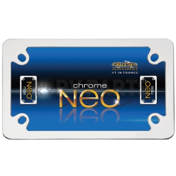 Cruiser License Plate Frame - MC Neo Die Cast Zinc - 77030-1
