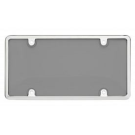 Cruiser License Plate Frame - Tuf Bubble Shield Die Cast Zinc - 62032