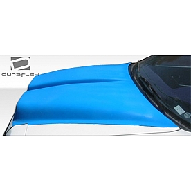 Extreme Dimensions Hood Scoop - Cowl Induction Primered Fiberglass Black - 102211