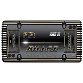 Cruiser License Plate Frame - Billet Logo Flat Black And Matte Gold - 58300