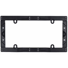 Cruiser License Plate Frame - Powder Coated Black - 58150