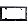 Cruiser License Plate Frame - Powder Coated Black - 58150