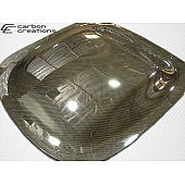Extreme Dimensions Hood Scoop - Cowl Induction Gloss Carbon Fiber Black - 102895