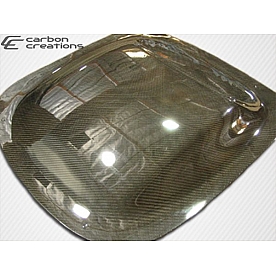 Extreme Dimensions Hood Scoop - Cowl Induction Gloss Carbon Fiber Black - 102895