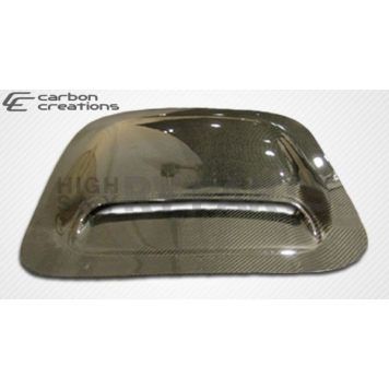 Extreme Dimensions Hood Scoop - Cowl Induction Gloss Carbon Fiber Black - 102895-1