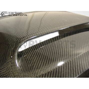 Extreme Dimensions Hood Scoop - Cowl Induction Gloss Carbon Fiber Black - 102895-3