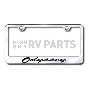 Automotive Gold License Plate Frame - Gold Stainless Steel - LFSODYEG