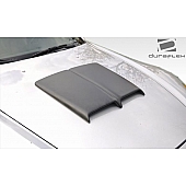 Extreme Dimensions Hood Scoop - Cowl Induction Primered Fiberglass Black - 106355