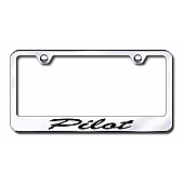 Automotive Gold License Plate Frame - Gold Stainless Steel - LFSPILEG