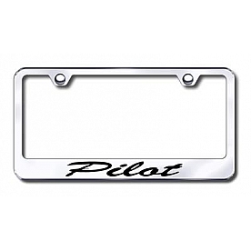 Automotive Gold License Plate Frame - Gold Stainless Steel - LFSPILEG