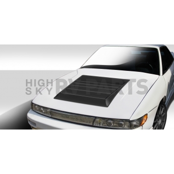 Extreme Dimensions Hood Scoop - Fiberglass Black - 112438-3