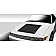 Extreme Dimensions Hood Scoop - Fiberglass Black - 112438