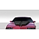 Extreme Dimensions Hood Scoop - Double Vented  Fiberglass Reinforced Plastic Black - 112440