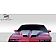 Extreme Dimensions Hood Scoop - Double Vented  Fiberglass Reinforced Plastic Black - 112440