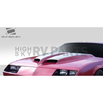 Extreme Dimensions Hood Scoop - Double Vented  Fiberglass Reinforced Plastic Black - 112440-2