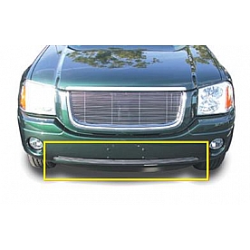 T-Rex Truck Products Bumper Grille Insert Horizontal Bar Polished Silver Billet Aluminum - 25386