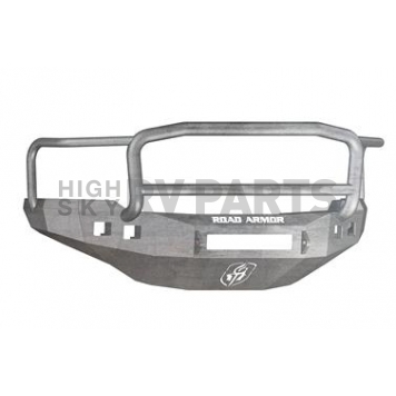 Road Armor Bumper Stealth Lonestar 1-Piece Design Steel Natural - 382R5ZNW