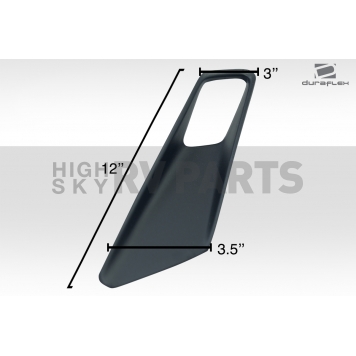 Extreme Dimensions Hood Scoop - Fiberglass Reinforced Plastic Black - 112445-2