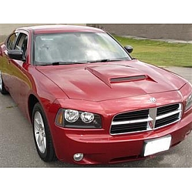 Astra/Hammond Hood Scoop - Performance Painted ABS Plastic Black - 20488