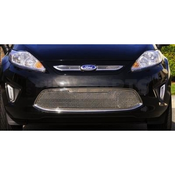 T-Rex Truck Products Grille Insert - Mesh Rectangular Polished Stainless Steel - 54588