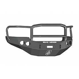 Road Armor Bumper Stealth Lonestar 1-Piece Design Steel Black - 38405B