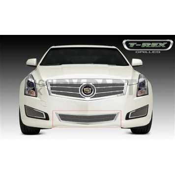 T-Rex Truck Products Bumper Grille Insert Overlay Polished Silver Stainless Steel - 55177
