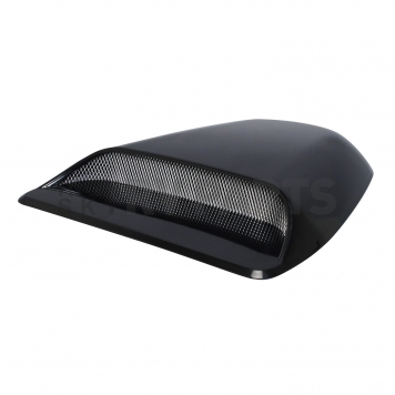 Pilot Automotive Hood Scoop - Single Vented Matte ABS Plastic Black - CZ288B