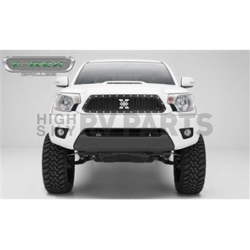 T-Rex Truck Products Grille Insert - Honeycomb Trapezoid Black Powder Coated Steel - 7719381