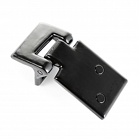 Omix-Ada Tailgate Hinge - Painted Steel Silver Single - 55075295