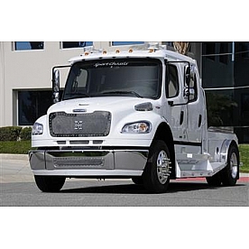 T-Rex Truck Products Grille Insert - Mesh Trapezoid Polished Stainless Steel - 6714000