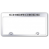 Automotive Gold License Plate Frame - Silver Stainless Steel - RFCHEEC