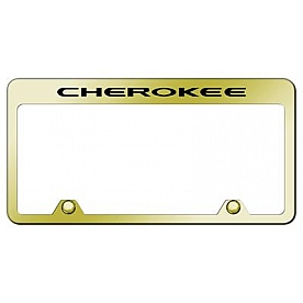 Automotive Gold License Plate Frame - Gold Stainless Steel - RFCHEEG