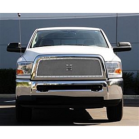 T-Rex Truck Products Grille Insert - Mesh Rectangular Polished Stainless Steel - 6714510