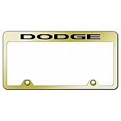 Automotive Gold License Plate Frame - Gold Stainless Steel - RFDODEG